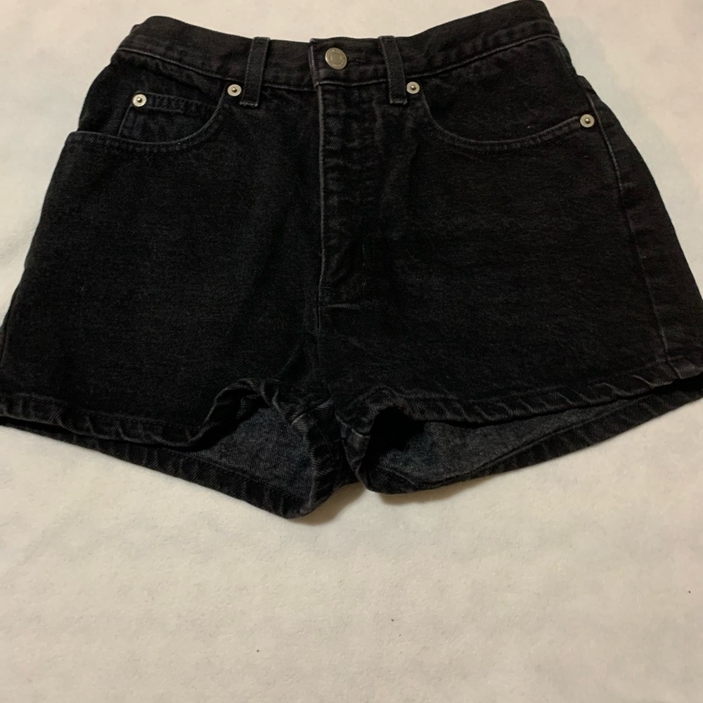 Black Jean Shorts